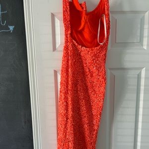 Orange Sherri Hill Style #54886.